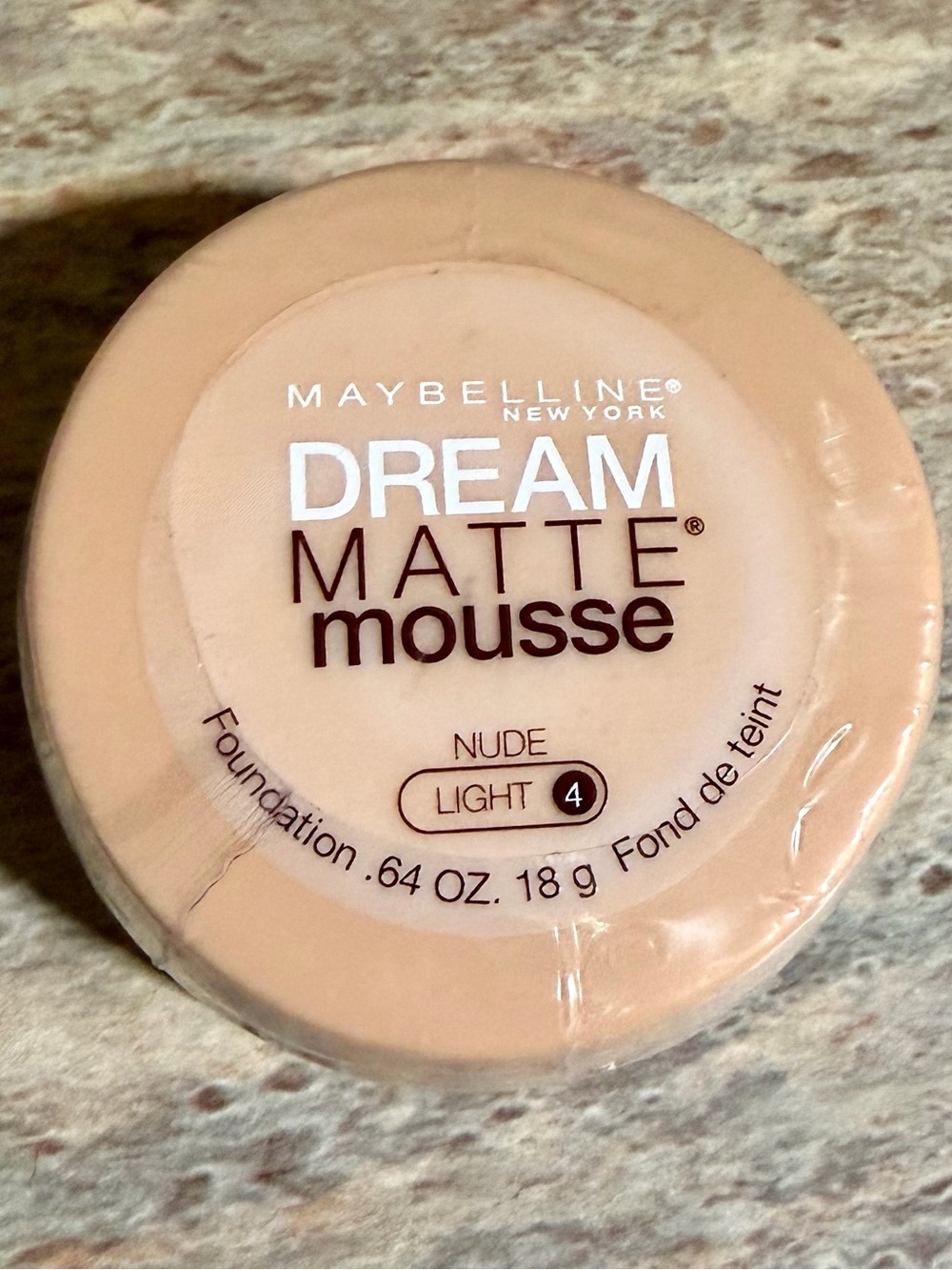 Maybelline Discontinued Nude Light 4 Dream Matte Mousse Foundation -
